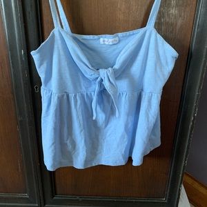 Blue tank top